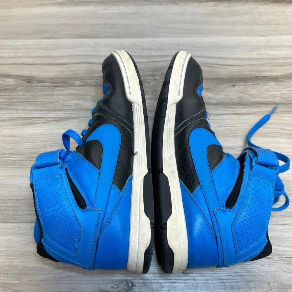 Nike Boys‎ Mogan Mid 2 SB 645025-400 Blue Black Casual Shoes Sneakers Size 6.5Y